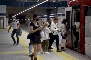 La Generalitat favoreció la movilidad de 63,3 millones de personas usuarias en Metrovalencia en 2022, un 47,97% más que en 2021