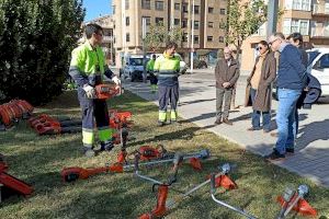 El Servei Municipal de Jardineria d'Alboraia incorpora nous vehicles i material de treball sostenibles