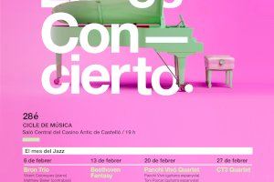 Castelló programa un febrer de jazz i un març amb veu de dones a Los Lunes Concierto