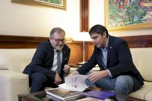 Reunió de l’alcalde de Morella amb el president de la Diputació per la celebració de l’Anunci