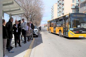 Alaquàs, primer municipi en la instal·lació del nou mobiliari sostenible en les parades de MetroBús de l'àrea metropolitana de València