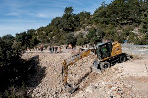 Obras de mejora de la carretera CV-111 en los términos de Morella y Vallibona