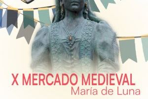 Segorbe celebrará del 21 al 23 de abril el X Mercado Medieval María de Luna