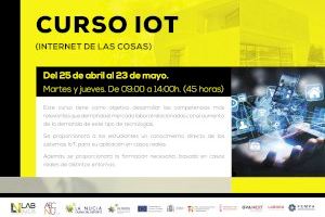 Lab Nucia organiza un curso sobre IoT (Internet de las cosas)