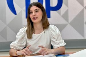 Lucía Peral: “Puig y Compromís han abandonado a los jóvenes de la provincia de Alicante”