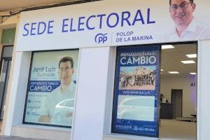 El Partido Popular de Polop inaugura este domingo su nueva sede electoral