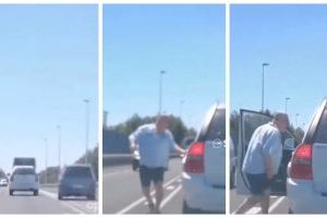 VIDEO | Agresión en carretera: detiene su vehículo para arremeter contra otro conductor en Torrevieja