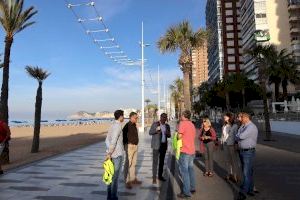 Finaliza la primera fase de la renovación de la catenaria de la Playa de Levante