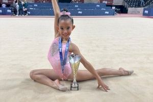 La gimnasta callosina Laia Martínez consigue su primer bronce en un Campeonato de España