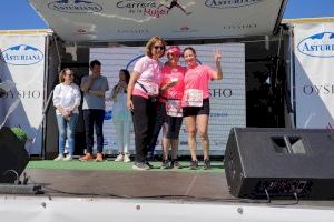 Puçol aporta 130 vecinas y un pódium muy especial a la Carrera de la Mujer en Valencia