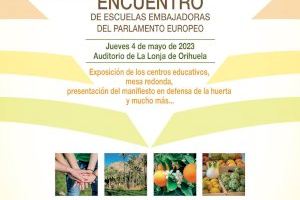 Orihuela acoge el encuentro de Escuelas Embajadoras del Parlamento Europeo el 4 y 5 de mayo