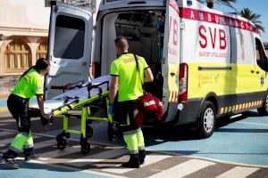 Herido un trabajador tras sufrir una grave caída desde tres metros de altura en la Pobla de Vallbona