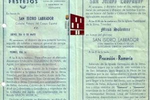 El programa de festejos de las fiestas de San Isidro Labrador de 1965 elegido documento del mes por el Archivo Municipal