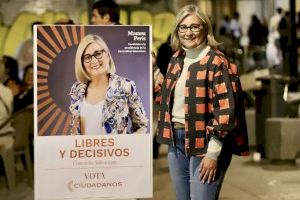 ”Libres y Decisivos”, el lema de Ciudadanos para llevar a Mamen Peris al Palau de la Generalitat
