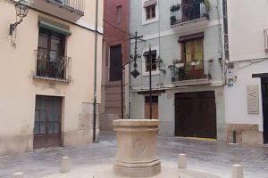 València restaura un antiguo pozo de piedra situado en el barrio de La Seu