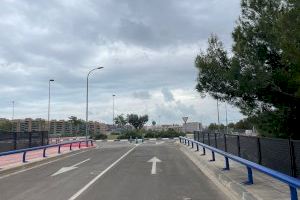 El Ayuntamiento de Paterna abre el puente de Mas del Rosari al tráfico de vehículos y peatones
