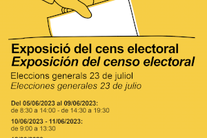 El Ayuntamiento expone el censo electoral para consultas y reclamaciones