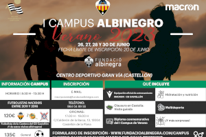 La Fundació Albinegra organiza el I Campus Albinegro de Verano
