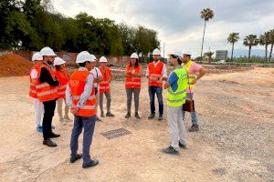 L’alcalde d’Algemesí visita les obres del CEE Alberto Tortajada i celebra que l’obra estiga en marxa