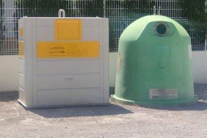 L'Ajuntament d'Almenara i Ecoembes augmenten el nombre de contenidors grocs per a fomentar el reciclatge d'envasos