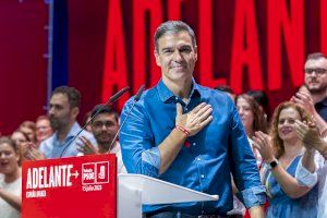 Pedro Sánchez apel·la al vot útil a València: “Una abstenció és una reculada com votar al PP i Vox”