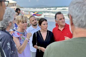 El PSOE da su palabra y regenerará la playa de Morro de Gos de Oropesa la próxima legislatura