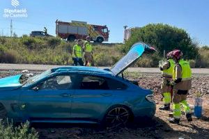 Un accidente en la AP-7 en Almenara deja dos niños y una mujer heridos