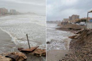 Desolació en Morro de Gos: la DANA castiga encara més aquesta platja d'Oropesa