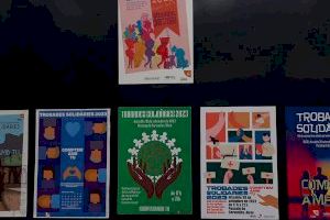 Expuestos los carteles que se presentaron al concurso para anunciar las ‘Trobades Solidàries 2023’