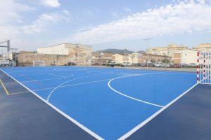 Gandia crea un espai per a l’activitat física al pàrquing del Raval per tal de descongestionar altres zones esportives de la ciutat