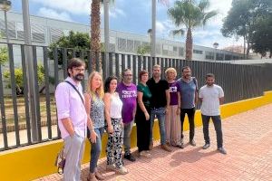 Compromís exige la restitución del mural por la igualdad eliminado del CEIP La Mediterránea de Orpesa