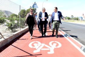 La Diputación mejora el carril-bici y las infraestructuras hidráulicas de Cox con más de medio millón de euros