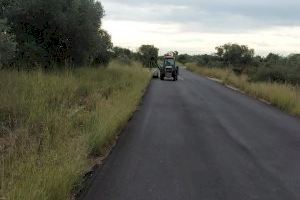 Vinaròs segueix amb el manteniment dels camins rurals