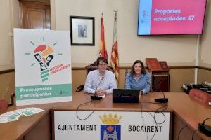 El vecindario de Bocairent podrá decidir entre 47 proyectos