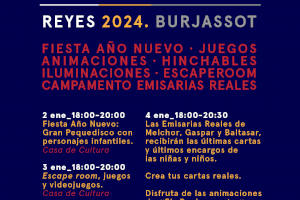 La Burjajove 2024 arranca el 2 de enero con una divertida Fiesta de Año Nuevo y la visita de las Emisarias Reales