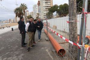 Benidorm finaliza la obra de renovación del colector de residuales en la avenida de Madrid para terminar con los vertidos y malos olores
