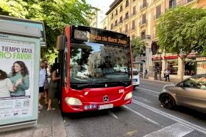 Alicante se acerca a los 20 millones de usuarios del autobús urbano en 2023 con un incremento del 30%