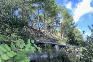 Rótova realiza trabajos forestales de prevención y protección al Serretón