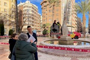 La Diputació de Castelló inicia la restauració del ‘Monument a la Pau’ de Juan Bautista Adsuara