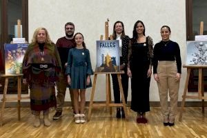 Paterna inaugura la exposición de los bocetos de los monumentos falleros y presenta el cartel ganador del Libro de Fallas 2024