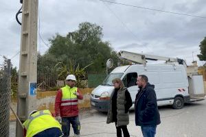 Albatera inicia la instalación de alumbrado público en Las Lomas