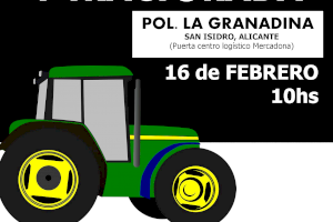 La gran protesta agraria del campo alicantino será el día 16 de febrero