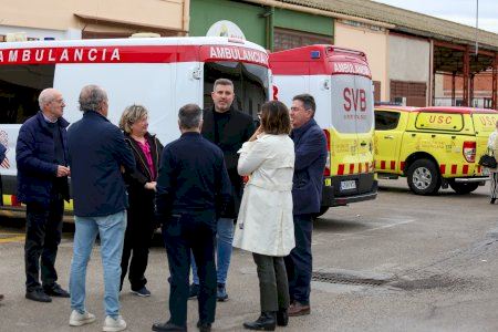 Cullera habilita un nuevo espacio de ambulancias para mejorar la conexión y asistencia médica
