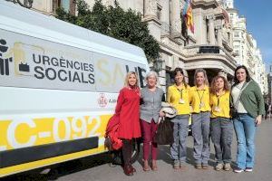 El Servici d'Atenció a Urgències Socials assistix a més de 3.000 persones a València durant l'any 2023