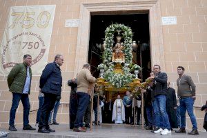 Sant Pasqual y la Mare de Déu de Gràcia regresan a la Arciprestal de Vila-real