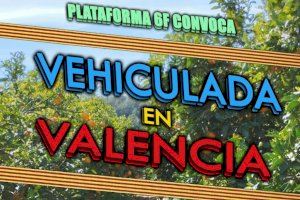 Vehiculada en Valencia: La plataforma agrícola 6F lleva sus reivindicaciones a la capital