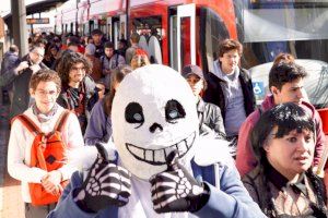 Metrovalencia ofrece servicio de tranvía este fin de semana para acudir al Salón del Cómic