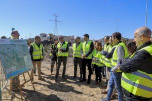 La Diputació de València desdoblega la CV-370 per a millorar la seguretat del trànsit entre Manises i Riba-roja de Túria