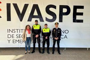 Dos agentes de la Policía Local de Sueca asisten al Curso de formación del IVASPE para obtener la condición de funcionarios de carrera