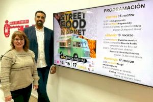 Elda se convertirá del 15 al 17 de marzo en epicentro gastronómico y musical de la comarca con la octava edición del Street Food Market